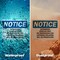 Signmission Authorized Vehicles Only No Trespassing OSHA Notice Sign, Vinyl Decal, 7in W x 5in L, 2PK OS-2PACK-NS-D-57-L-10255 - alternate 2